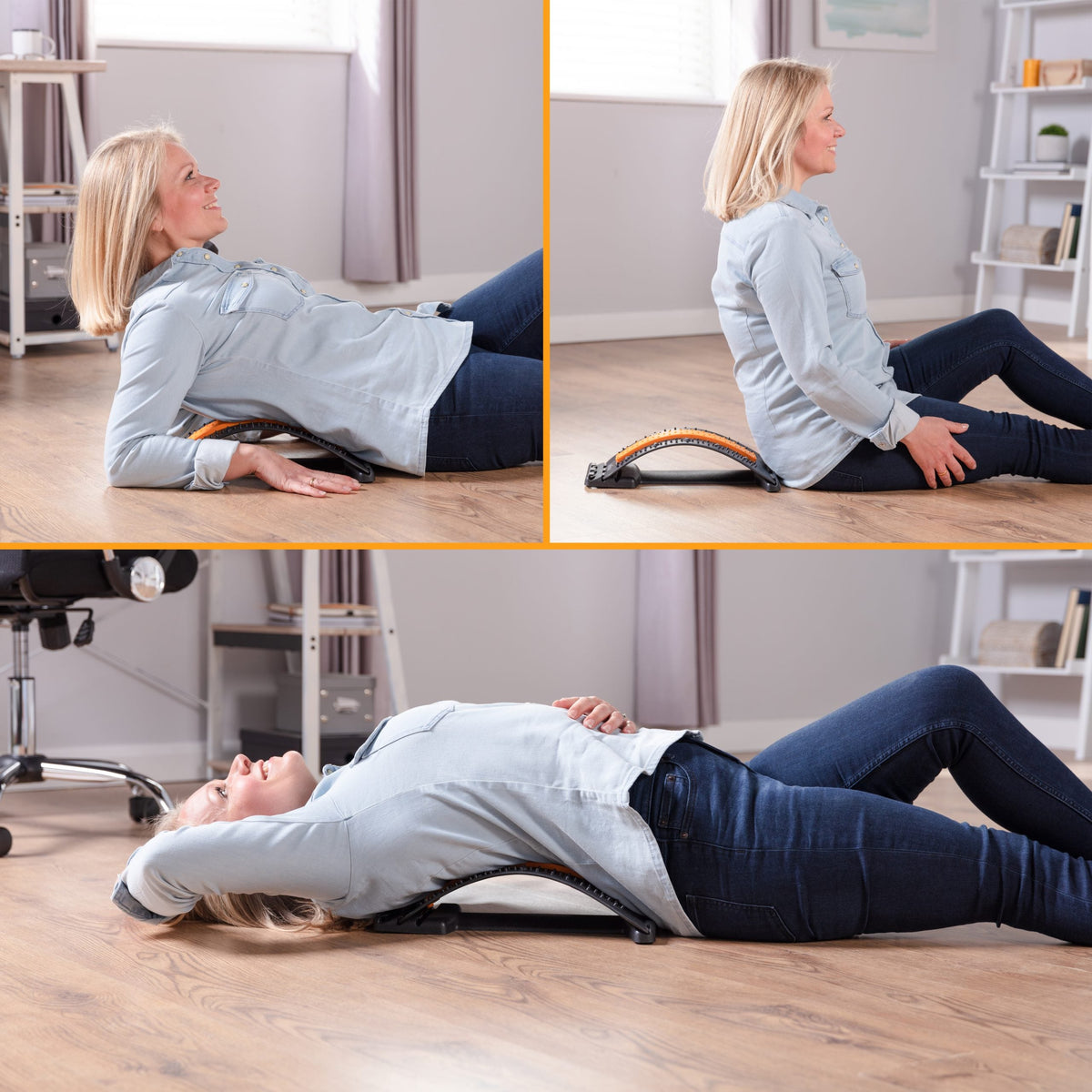Étireur Dorsal Multi-Niveaux — Détendez votre dos en 5 minutes par jour