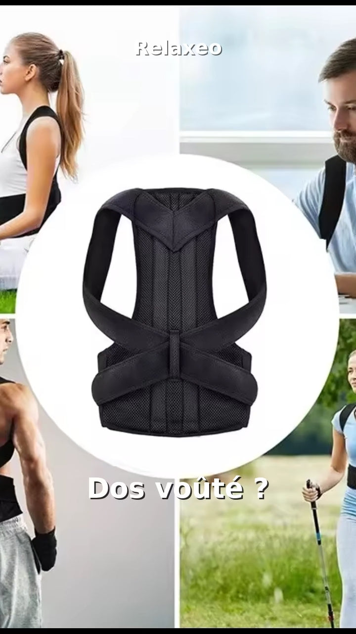 Correcteur de Posture — Redresseur Dorsal Réglable