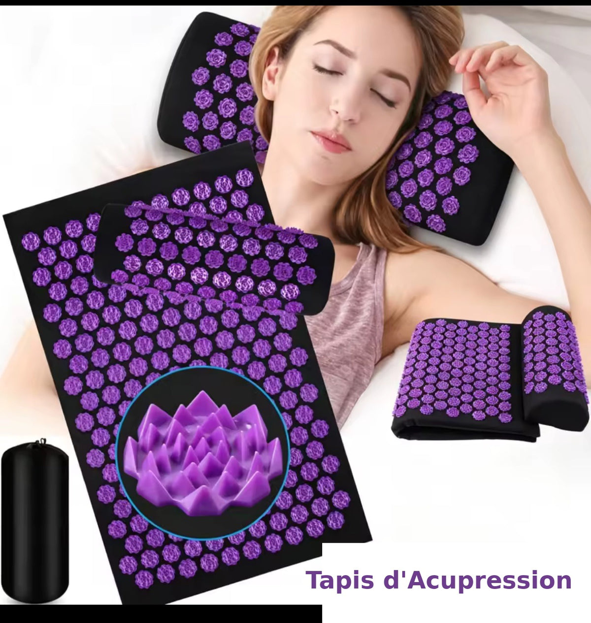 Pack Dos Complet — Étireur Dorsal + Tapis d'Acupression